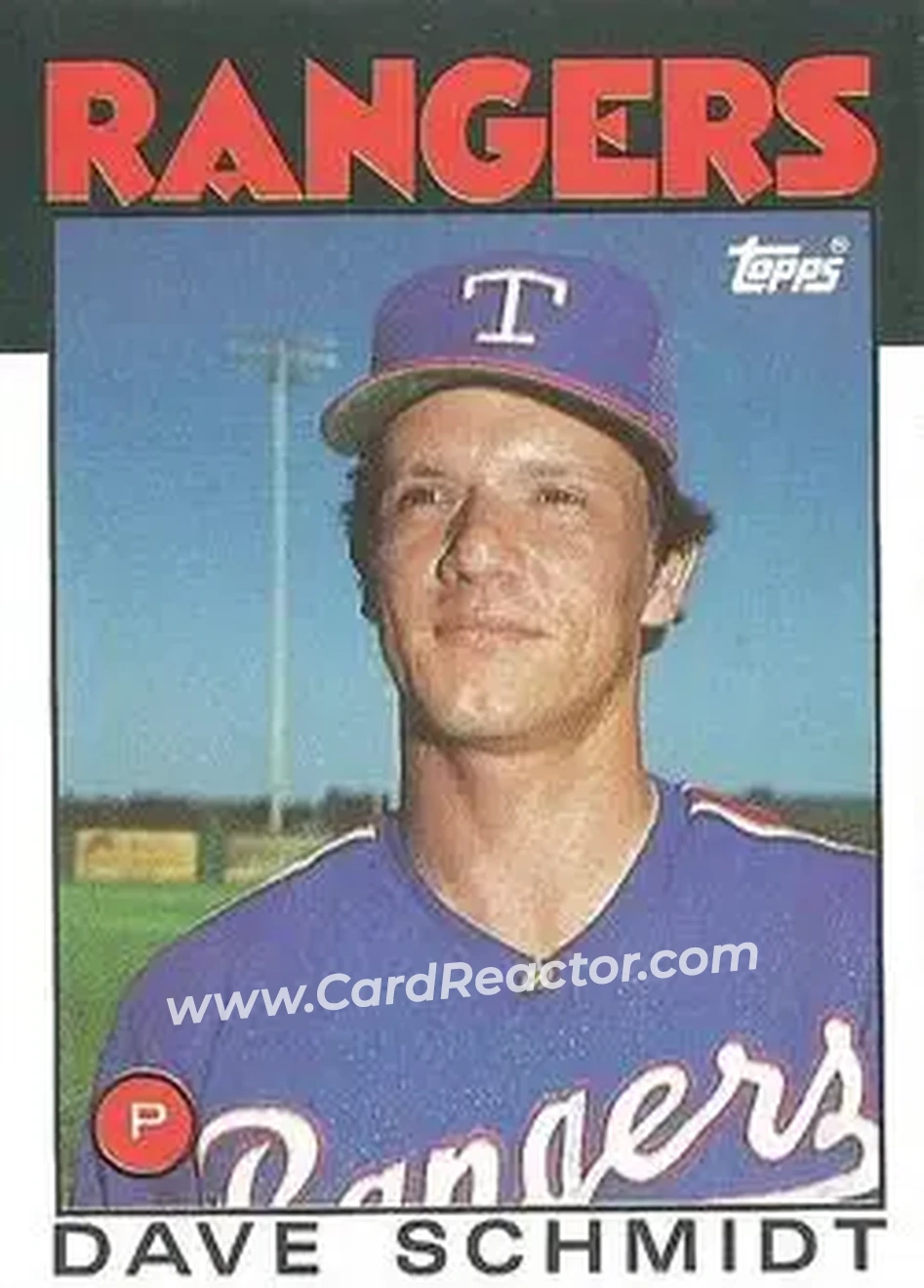 1986 Topps #79 Dave Schmidt
