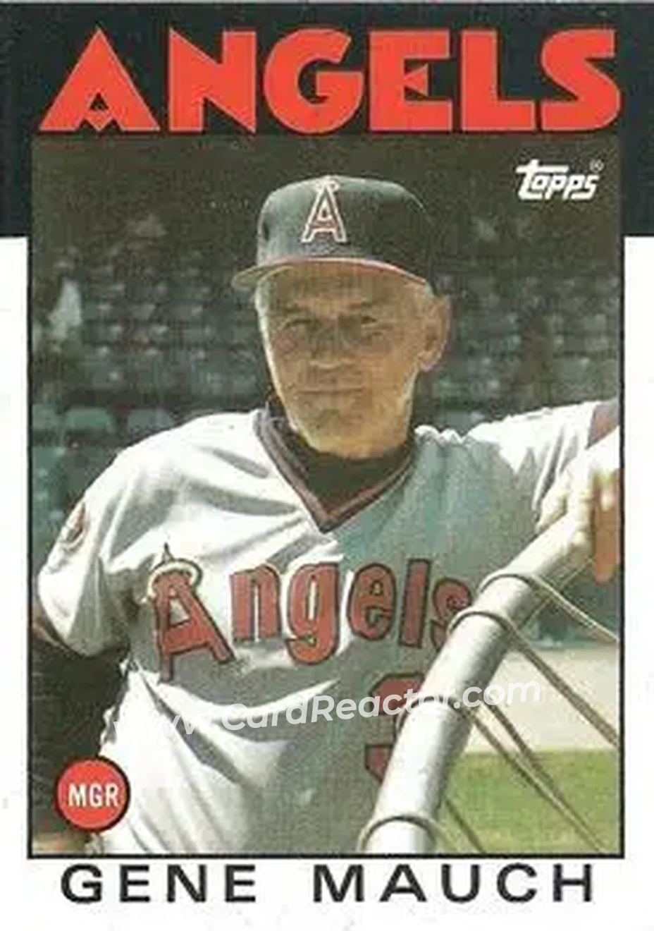 1986 Topps #81 Gene Mauch
