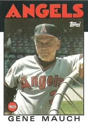 1986 Topps #81 Gene Mauch