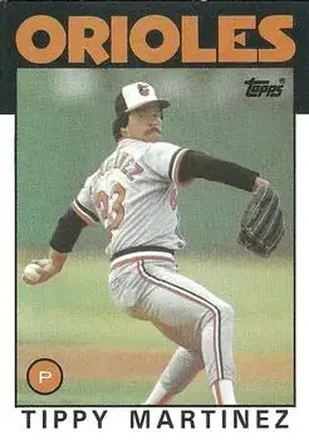 1986 Topps #82 Tippy Martinez