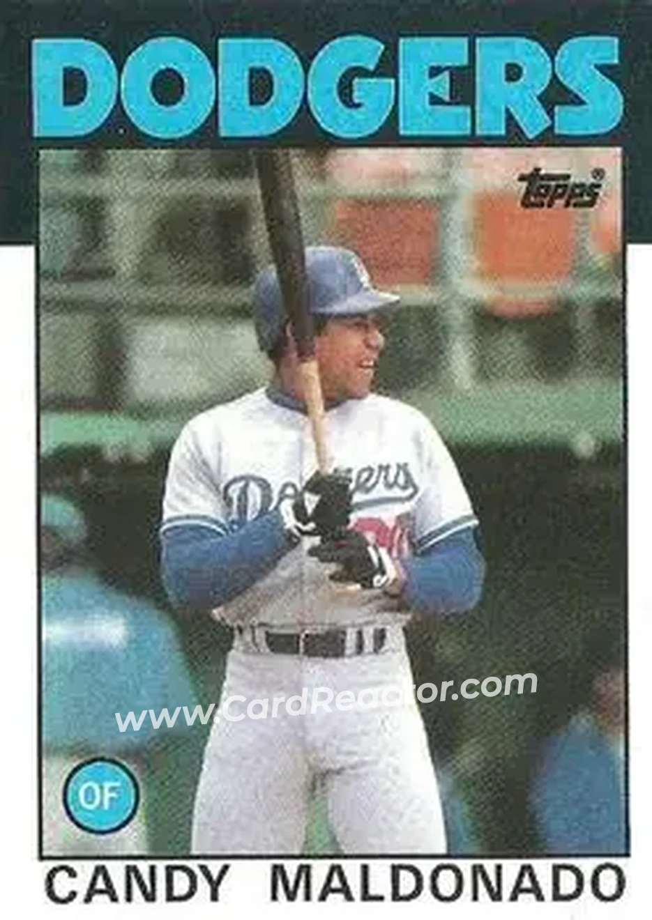 1986 Topps #87 Candy Maldonado