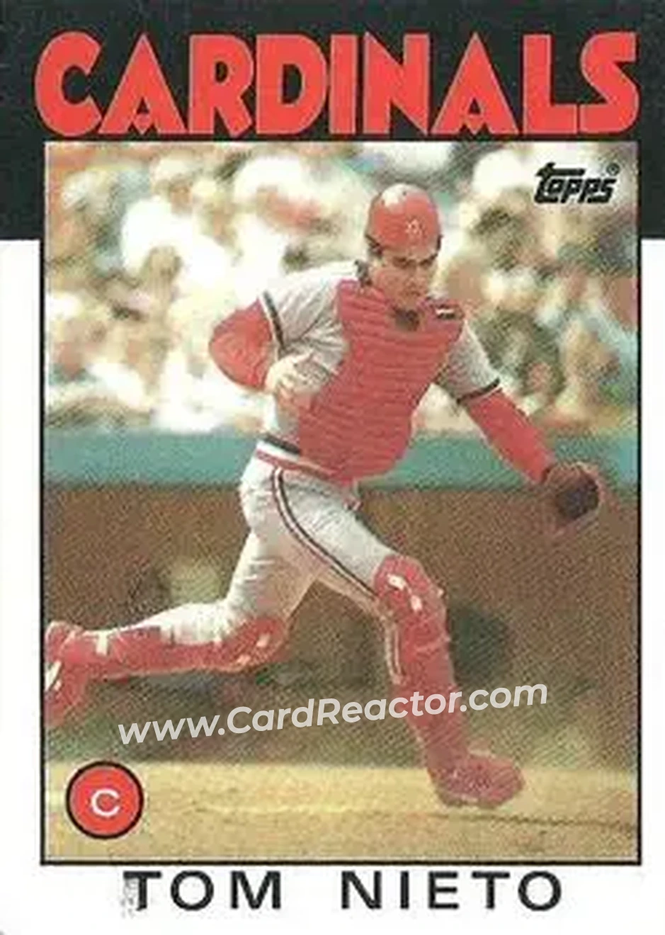 1986 Topps #88 Tom Nieto