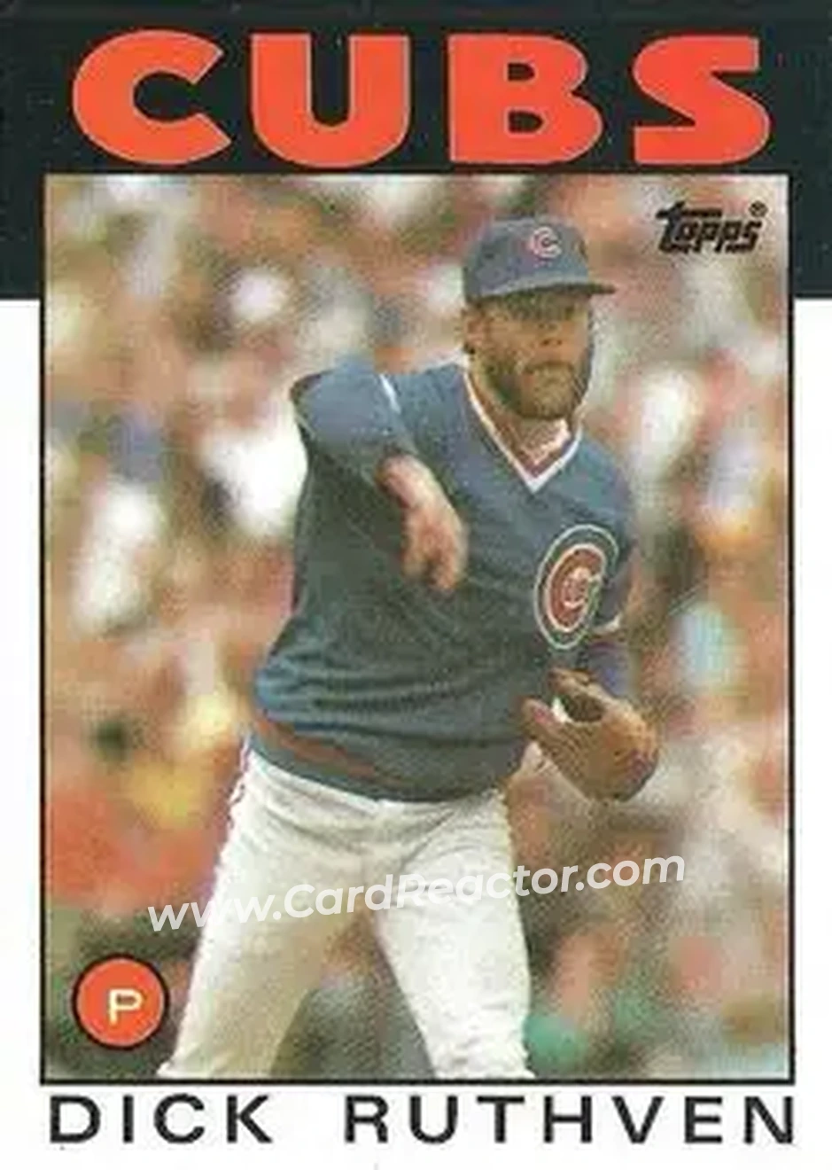 1986 Topps #98 Dick Ruthven