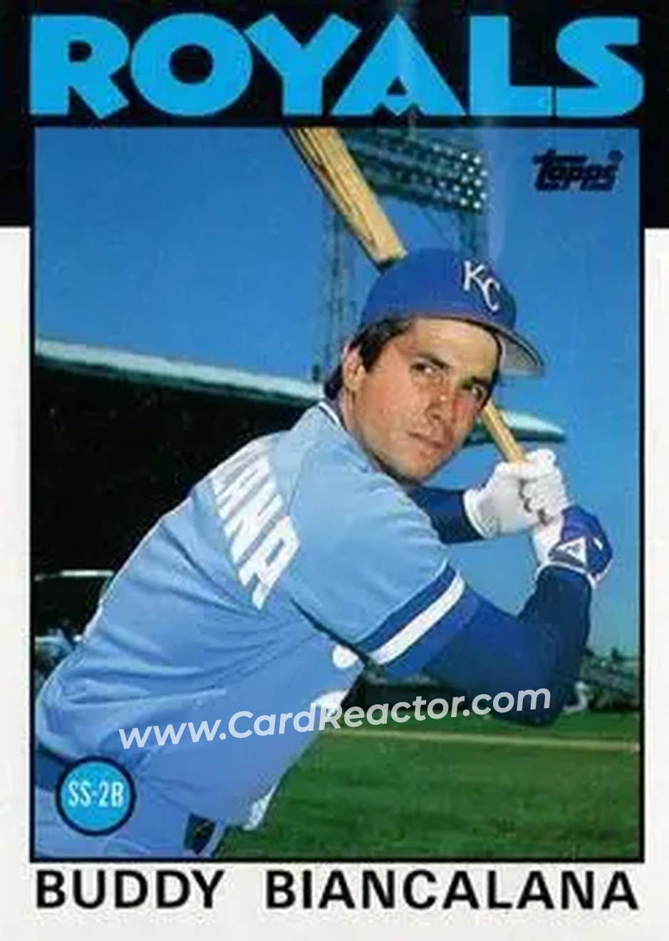 1986 Topps #99 Buddy Biancalana