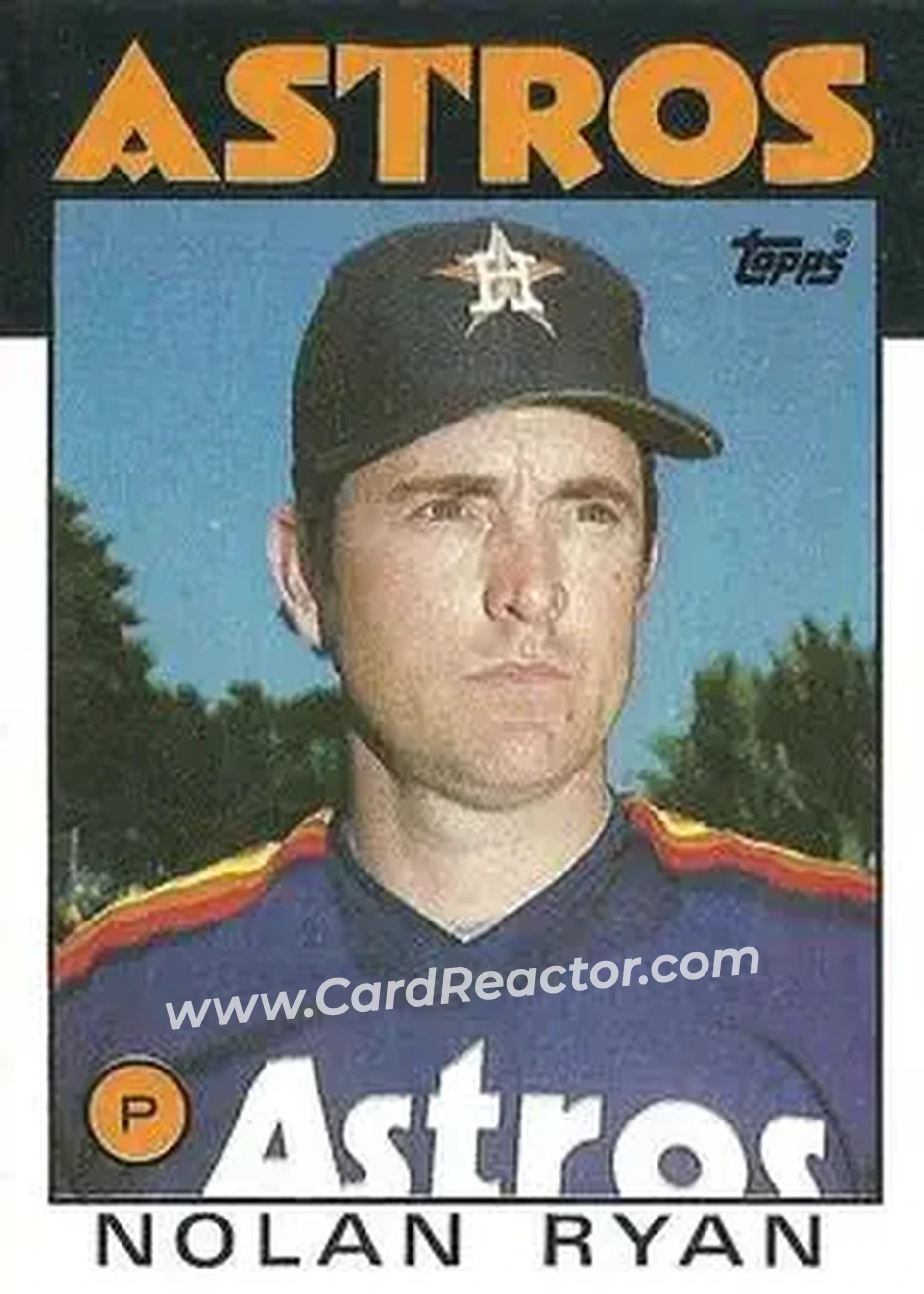 1986 Topps #100 Nolan Ryan