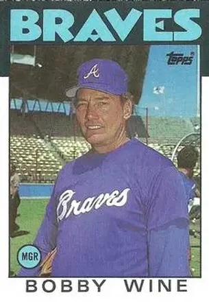1986 Topps #57 Bobby Wine