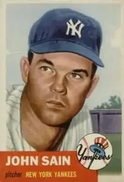 1953 Topps #119 Johnny Sain