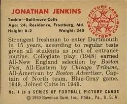 Back of Jonathan Jenkins