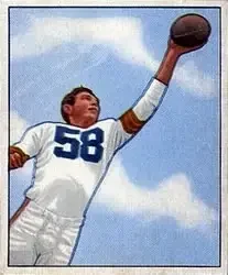 1950 Bowman #8 Mac Speedie