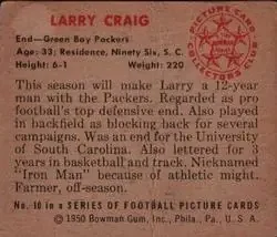 Back of Larry Craig