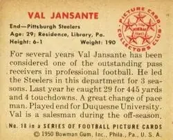 Back of Val Jansante