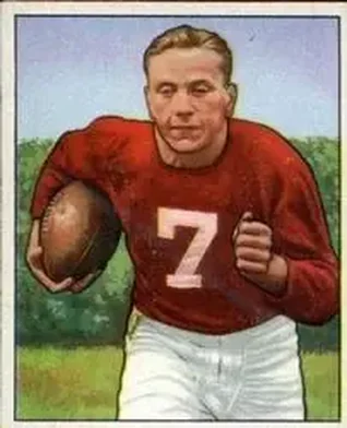 1950 Bowman #21 Elmer Angsman