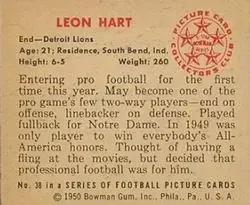 Back of Leon Hart