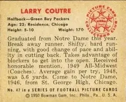 Back of Larry Coutre