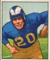 1950 Bowman #53 Dick Huffman