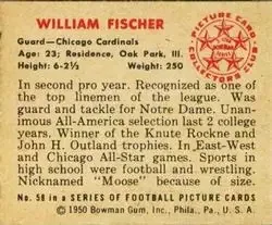 Back of William Fischer