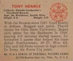 Back of Tony Adamle