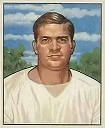 1950 Bowman #82 Paul Burris