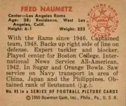 Back of Fred Naumetz