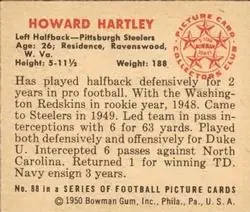 Back of Howard Hartley
