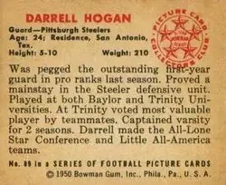 Back of Darrell Hogan