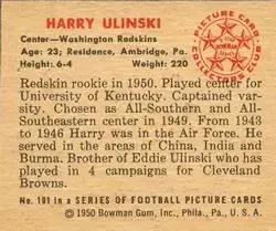 Back of Harry Ulinski