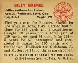 Back of Billy Grimes