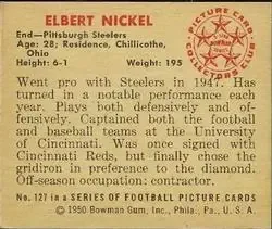 Back of Elbert Nickel