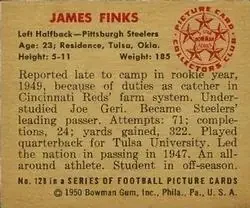 Back of James Finks