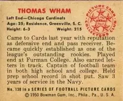 Back of Thomas Wham
