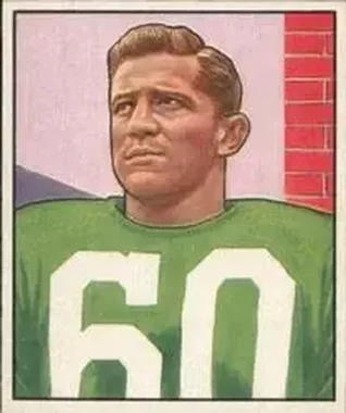 1950 Bowman #132 Chuck Bednarik