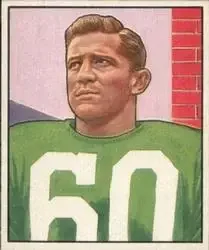 1950 Bowman #132 Chuck Bednarik