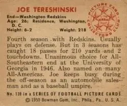 Back of Joe Tereshinski