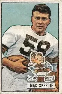 1951 Bowman #3 Mac Speedie