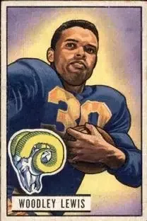 1951 Bowman #5 Woodley Lewis