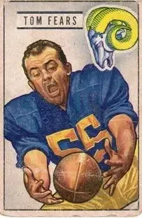 1951 Bowman #6 Tom Fears