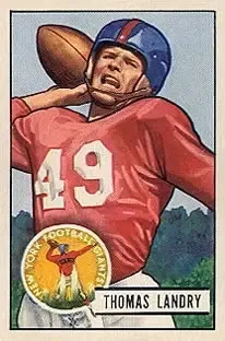 1951 Bowman #20 Thomas Landry