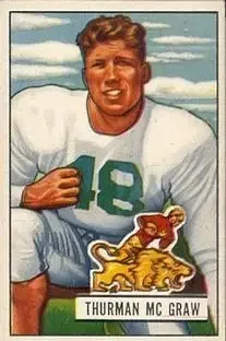 1951 Bowman #27 Thurman McGraw