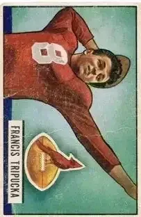 1951 Bowman #29 Frank Tripucka