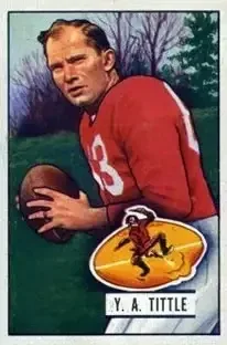 1951 Bowman #32 Y.A. Tittle