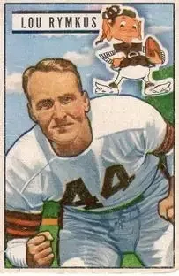 1951 Bowman #38 Lou Rymkus