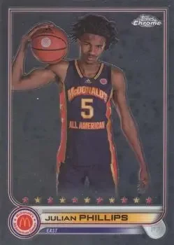 2022 Topps Chrome McDonald's All American #6 Julian Phillips