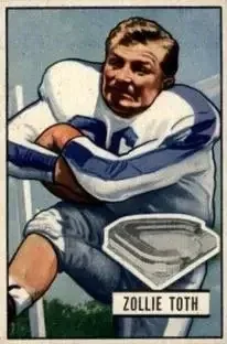 1951 Bowman #45 Zollie Toth