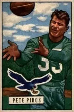 1951 Bowman #46 Pete Pihos