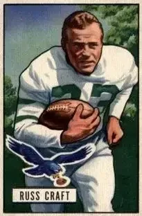 1951 Bowman #47 Russ Craft