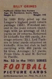 Back of Billy Grimes
