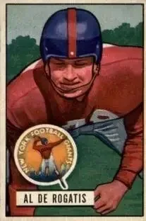 1951 Bowman #55 Al DeRogatis