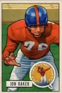 1951 Bowman #57 Jon Baker
