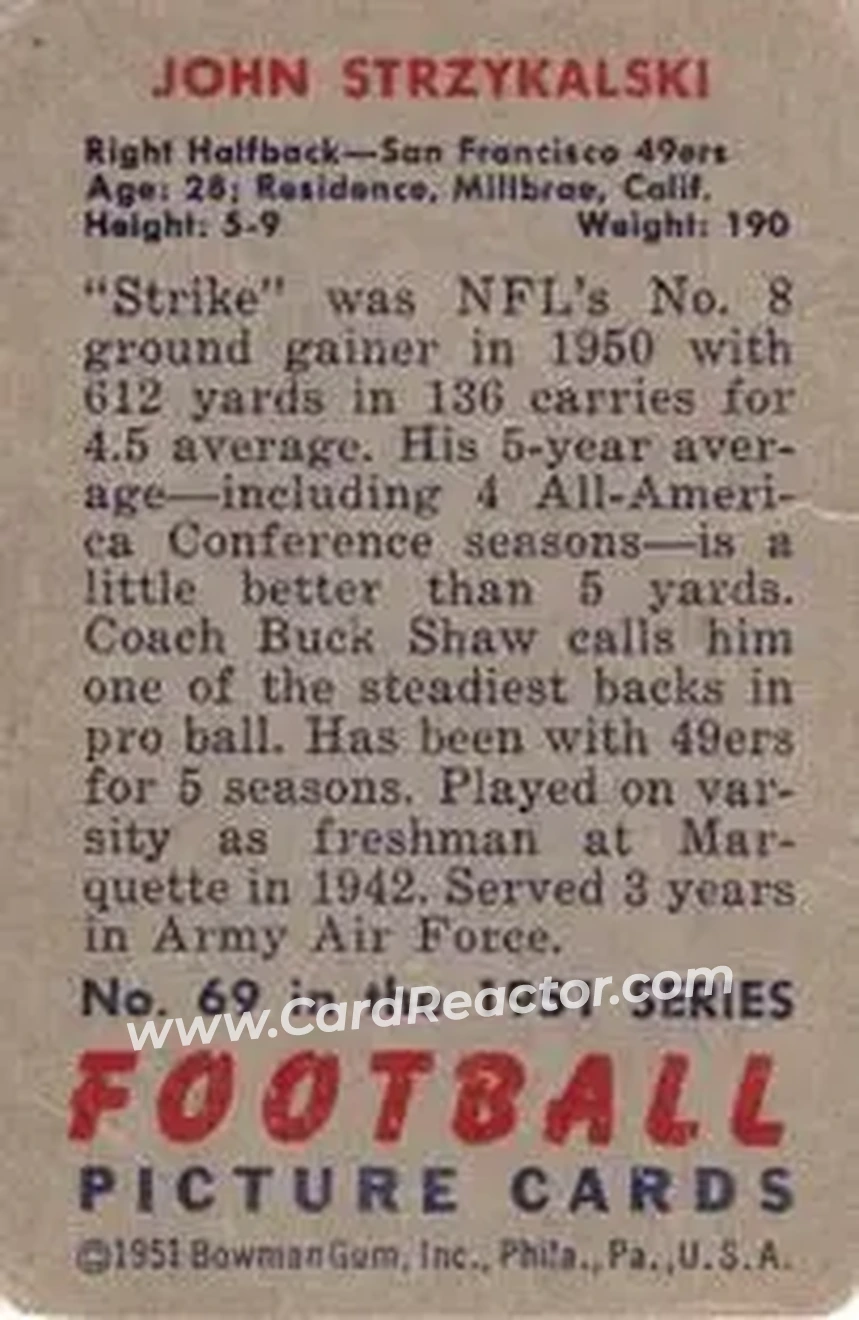 Back of John Strzykalski