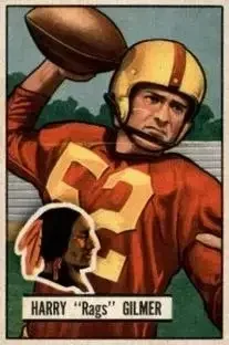 1951 Bowman #72 Harry Gilmer